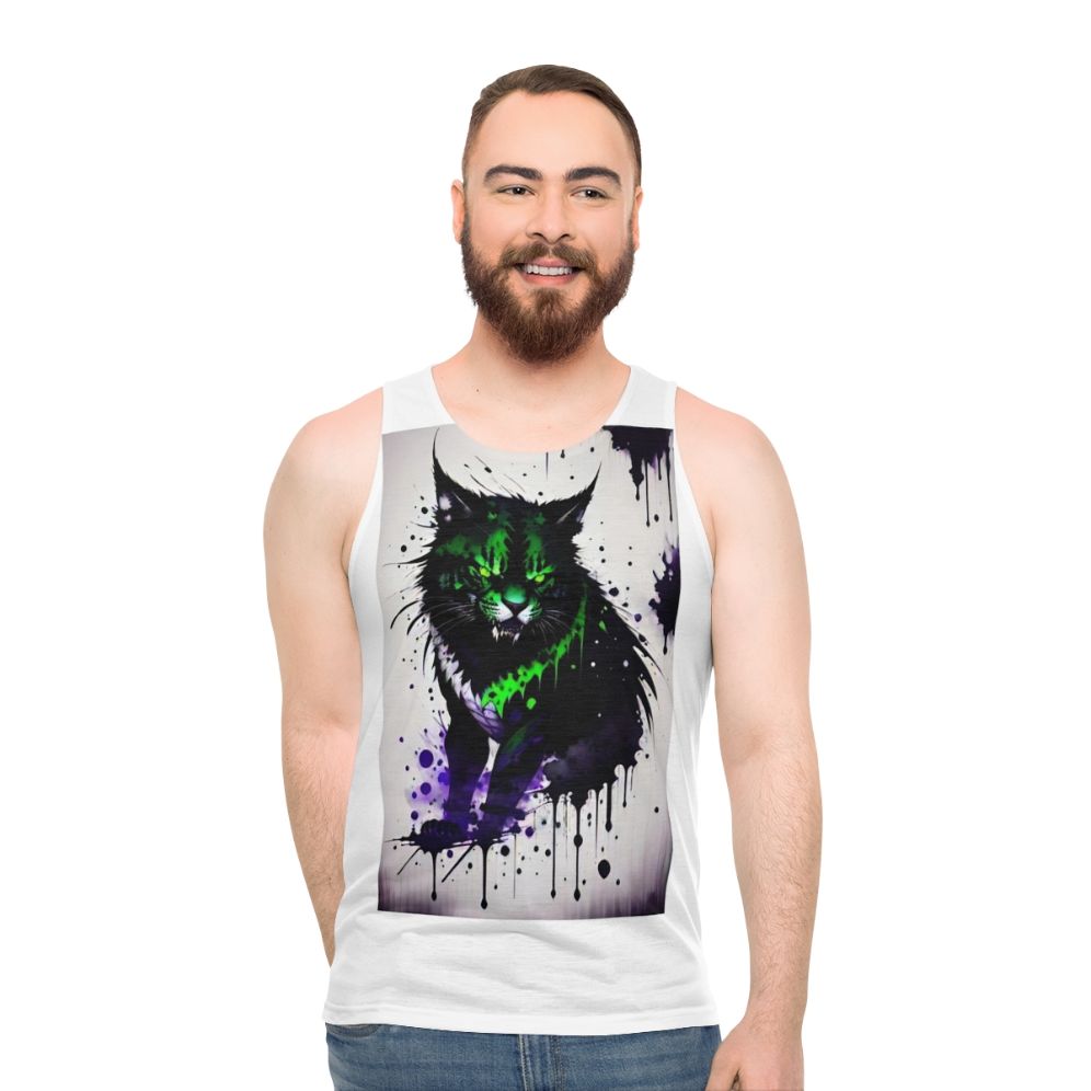 Monster Cat Unisex Tank Top