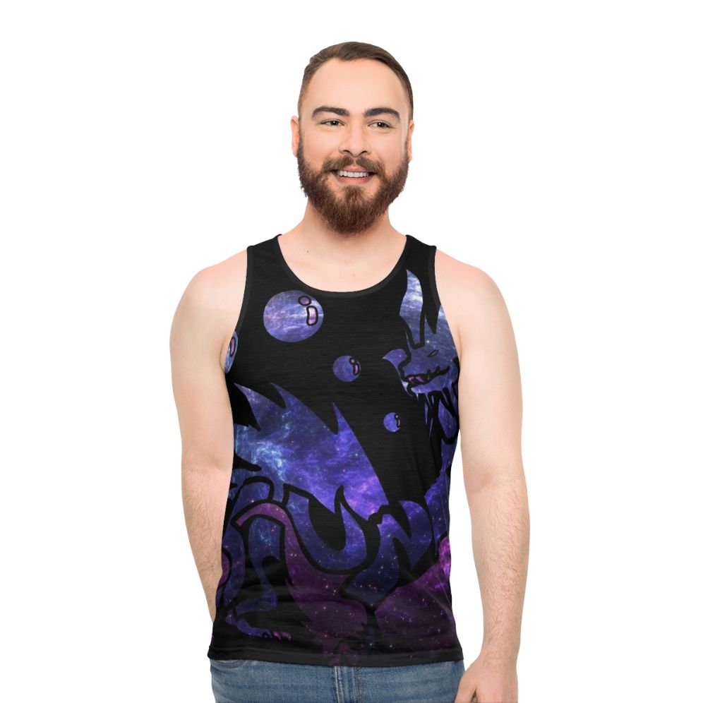Monster Hunter Mizutsune Galaxy Design Unisex Tank Top