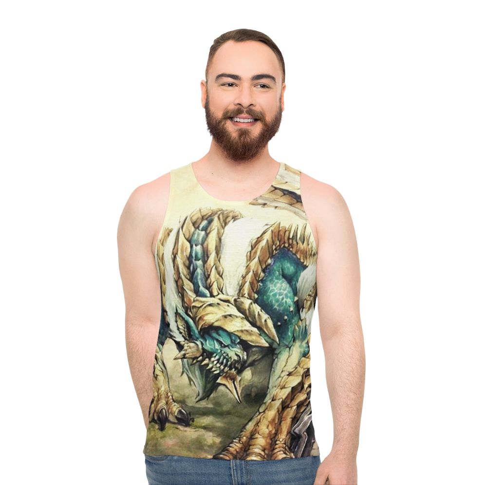 Monster Hunter Zinogre Roaring Thunder Unisex Tank Top