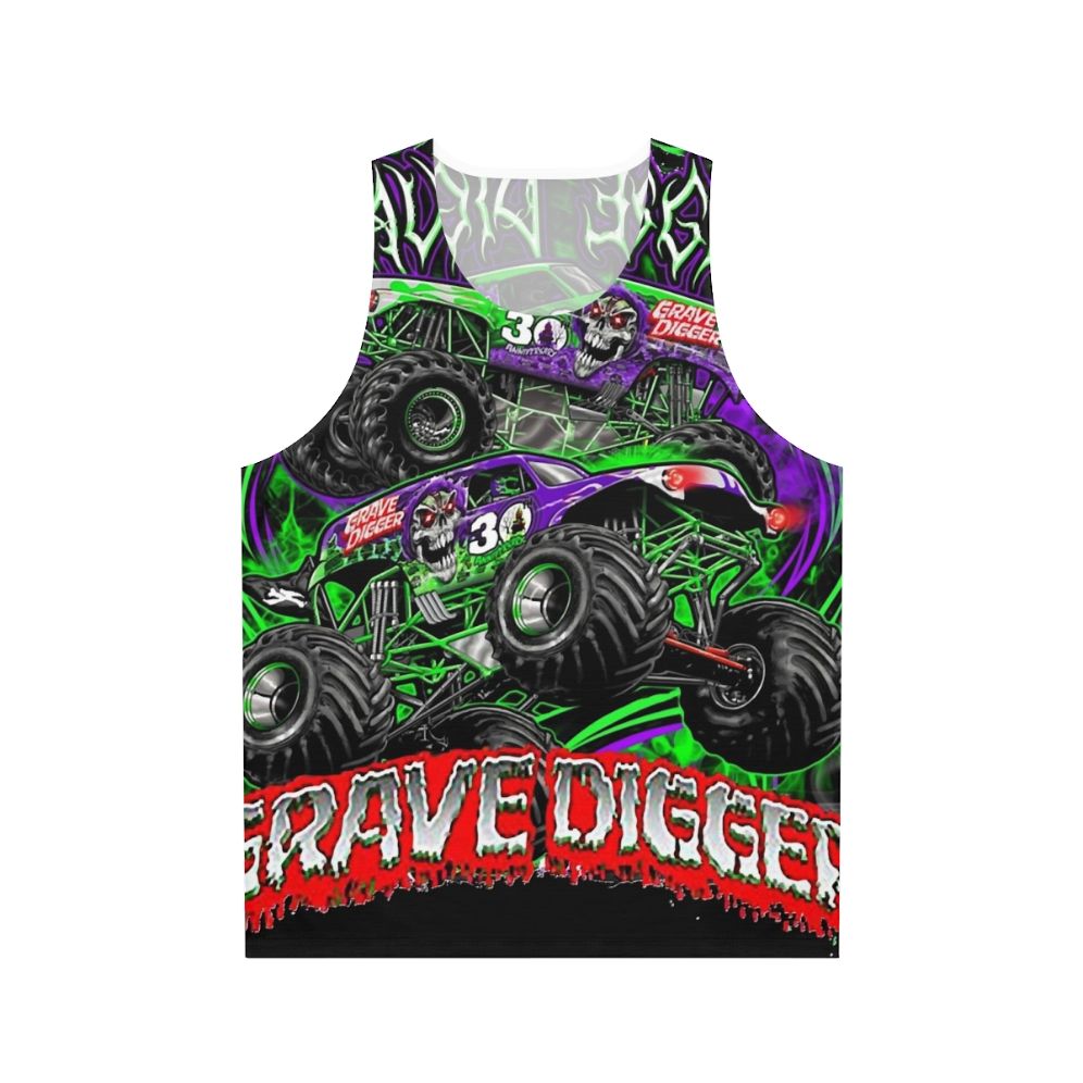 Monster Jam Grave Digger Monster Unisex Tank Top