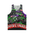 Monster Jam Grave Digger Monster Unisex Tank Top