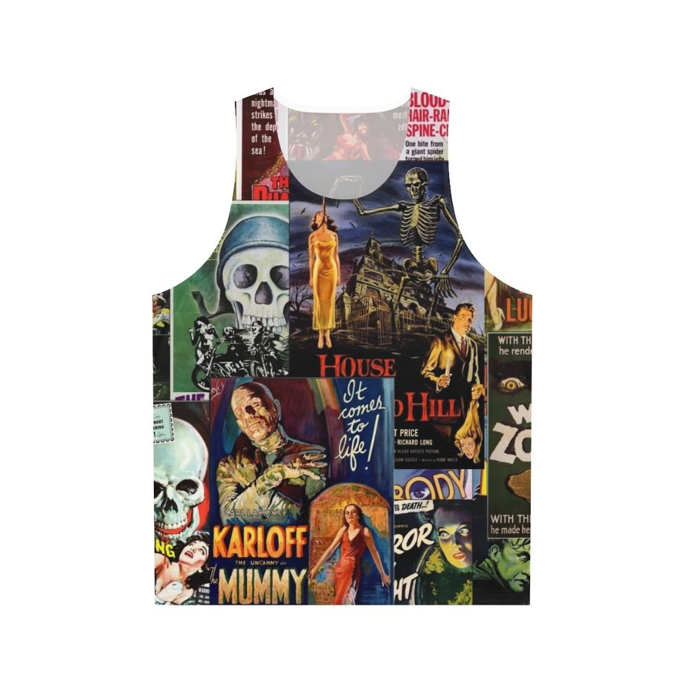 Monster movies vintage unisex tank top