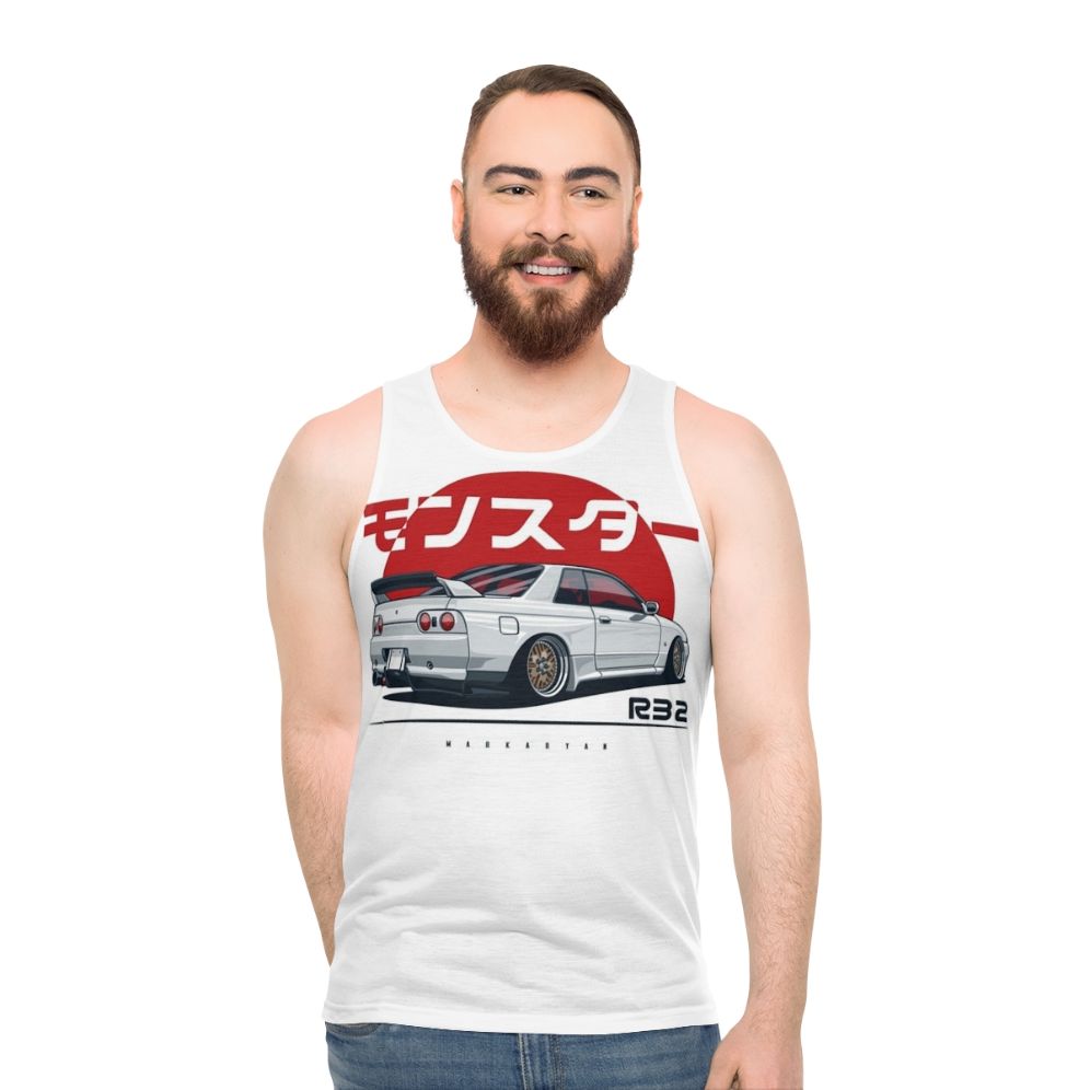 Monster Skyline R32 GTR Unisex Tank Top