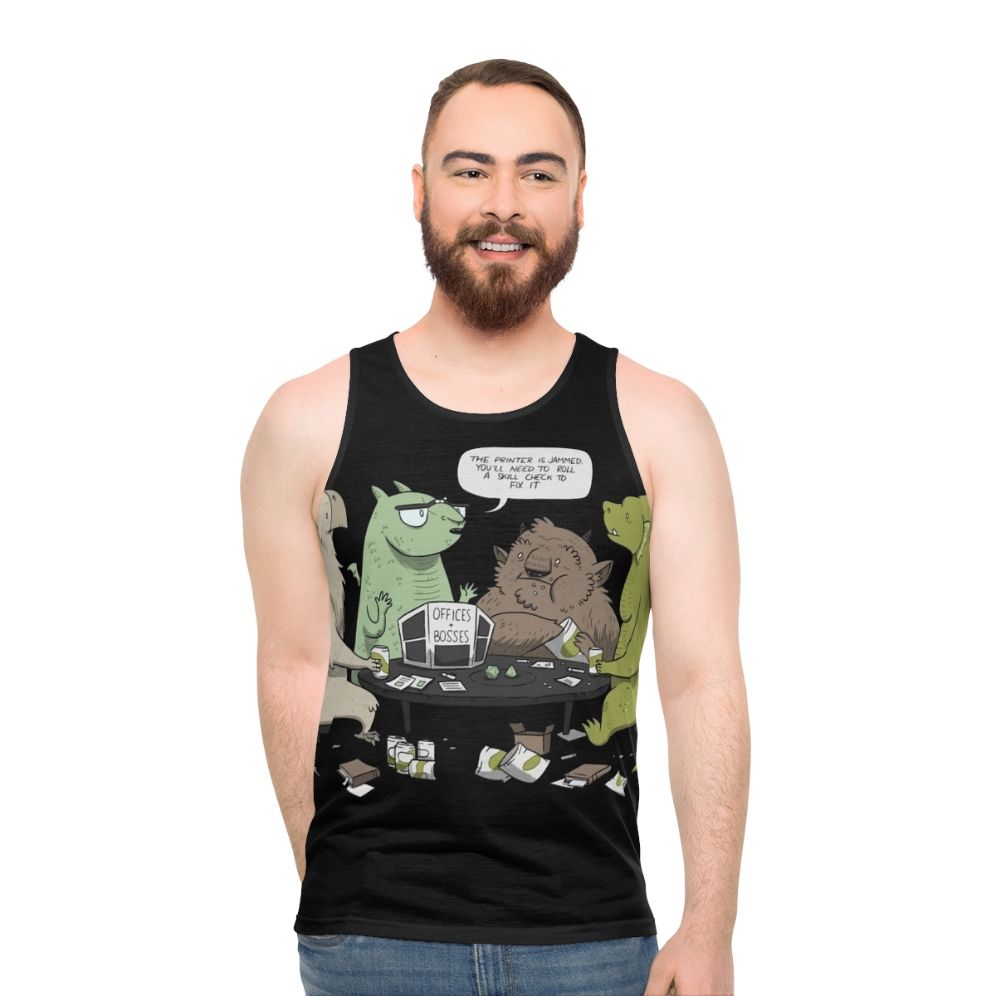 Unisex Monsters Love RPGs Tank Top
