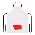 A durable, high-quality apron featuring the state of Montana, perfect for cooking, baking, and hosting.
