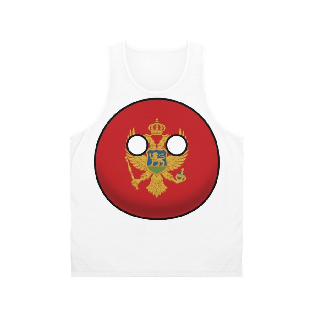 Montenegro Countryball Unisex Tank Top