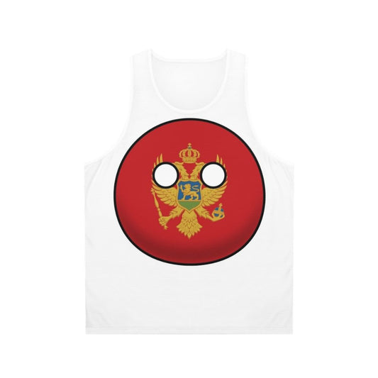 Montenegro Countryball Unisex Tank Top