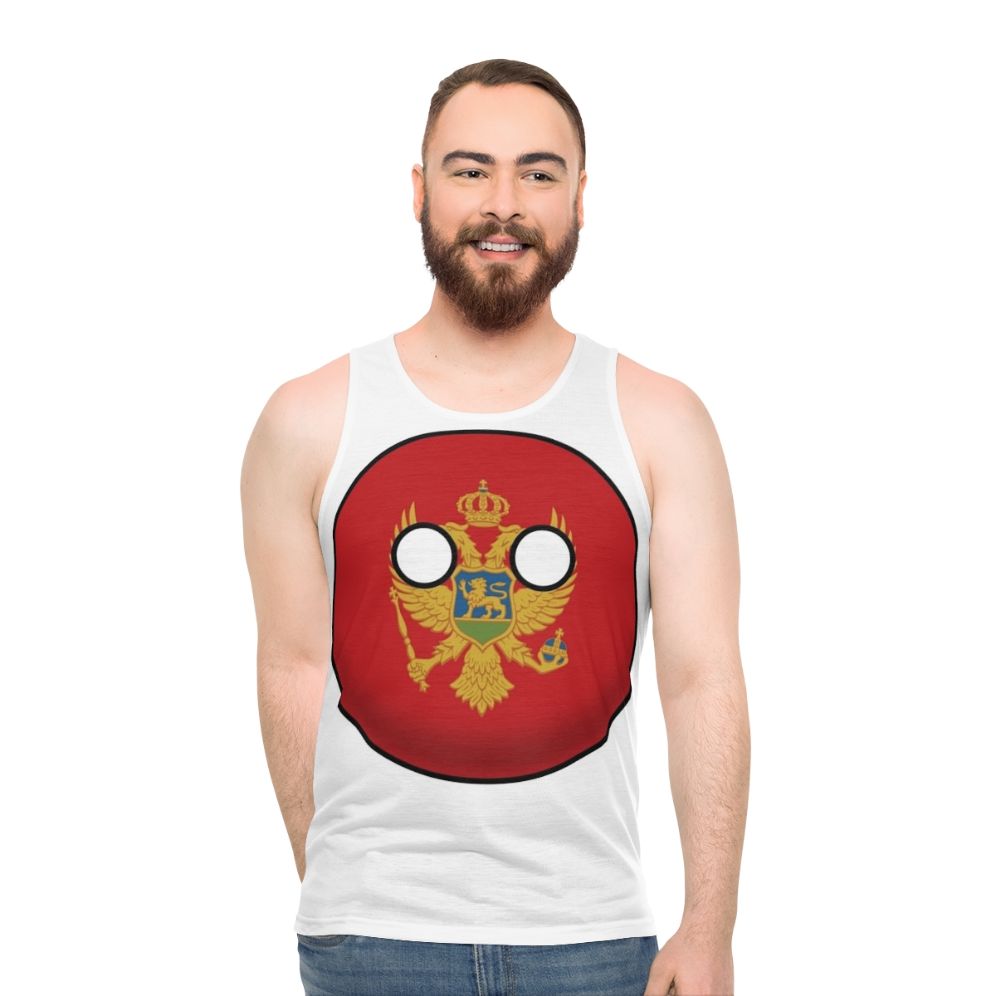 Montenegro Countryball Unisex Tank Top