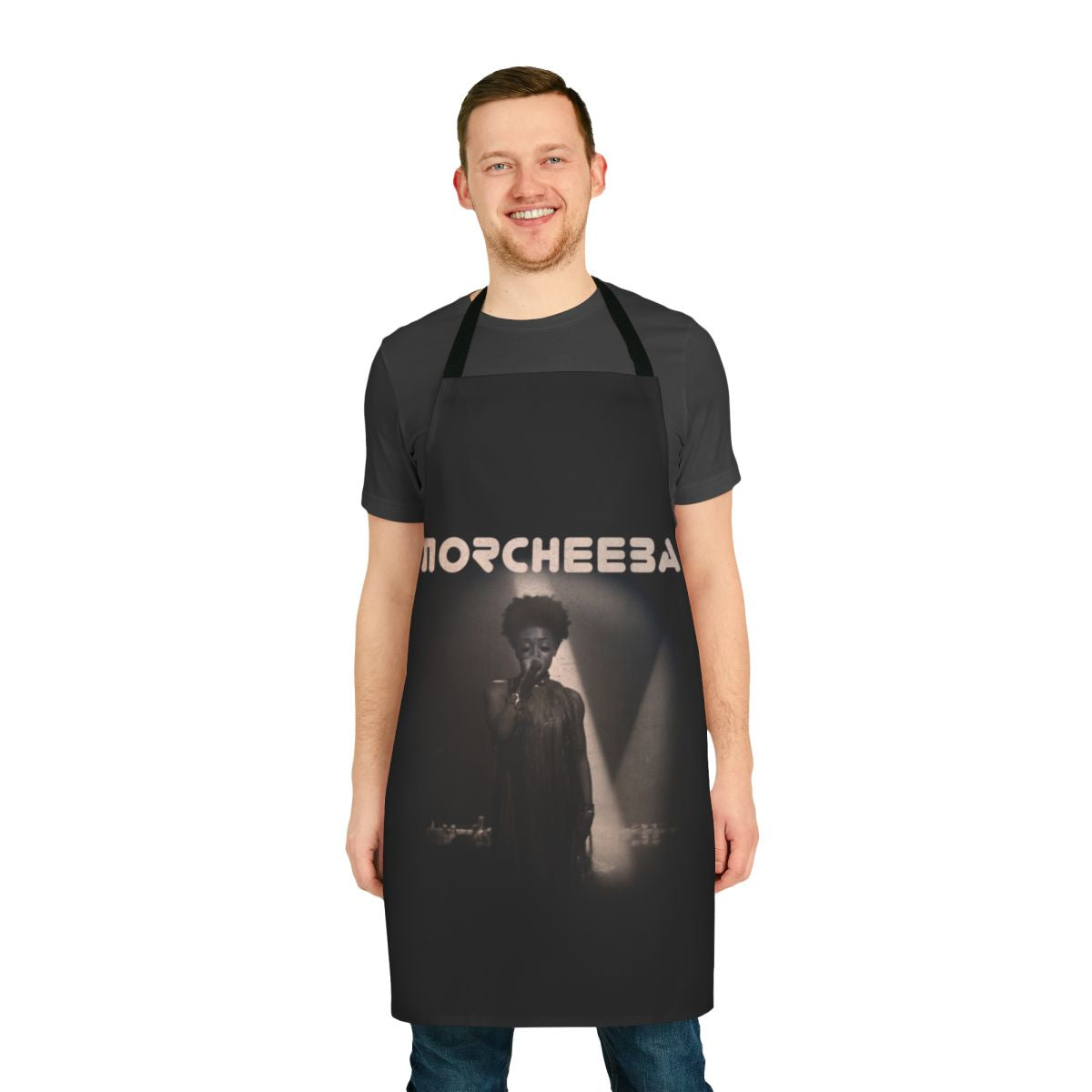Morcheeba-inspired apron with a stylish, ambient design perfect for the kitchen or home.