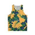 Morning glory unisex tank top featuring Edo period Japanese artwork