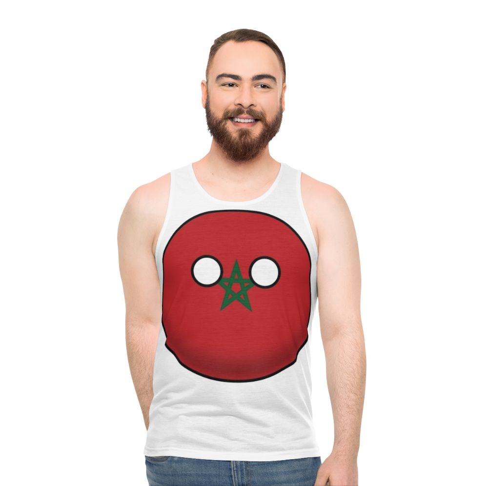 Morocco Countryball Unisex Tank Top