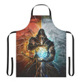Mortal Kombat inspired gaming apron featuring Scorpion and Sub-Zero
