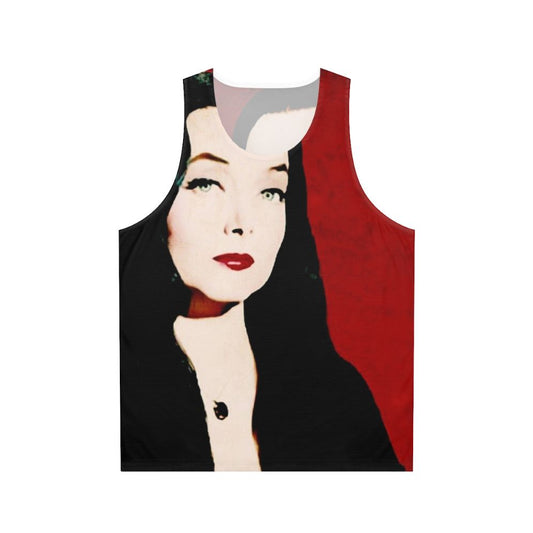 Morticia Addams Gothic Unisex Tank Top