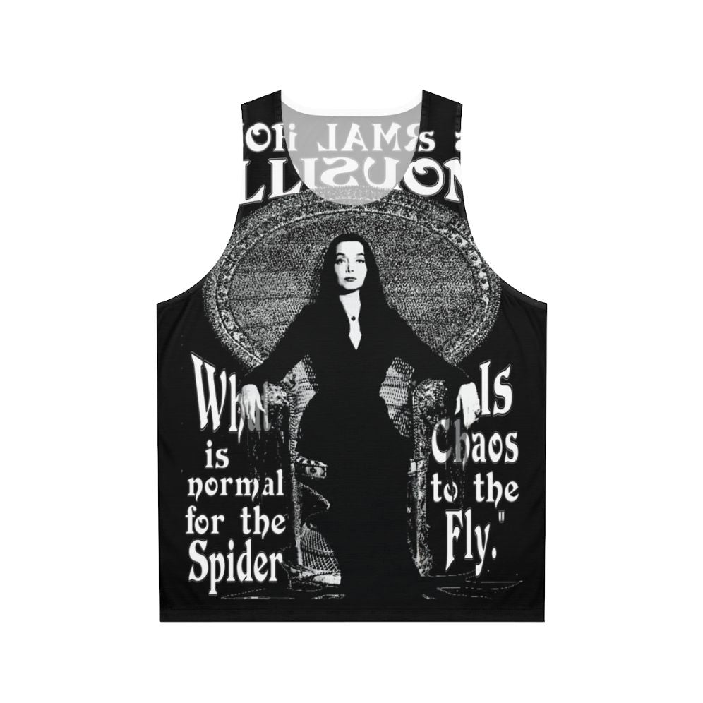 Morticia Addams "Normal is an Illusion" Unisex Tank Top