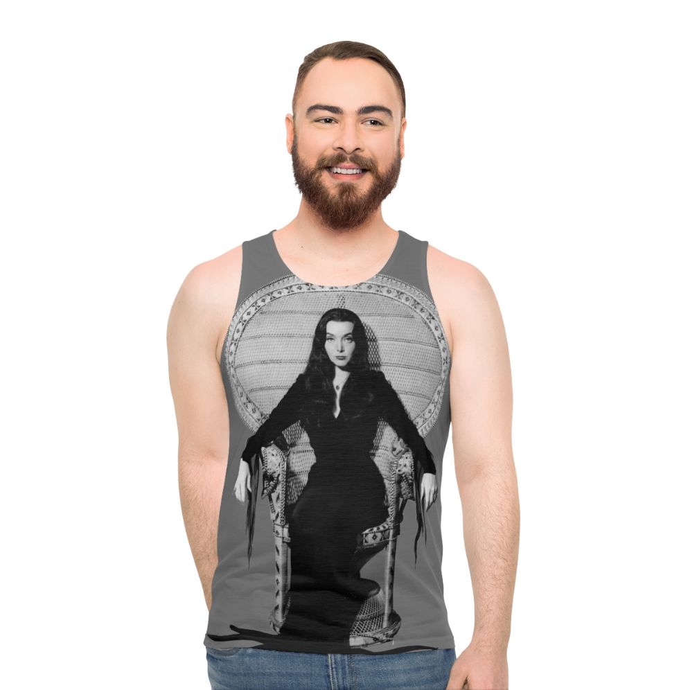 Morticia Addams Inspired Unisex Tank Top