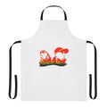 Black and white kitchen apron featuring the Black Star logo, a nod to the iconic hip hop duo Mos Def and Talib Kweli.