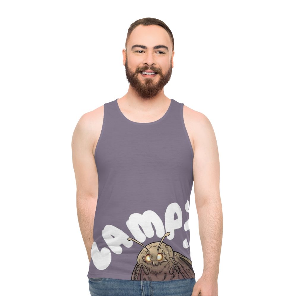 Moth Lamp Meme Unisex Tank Top