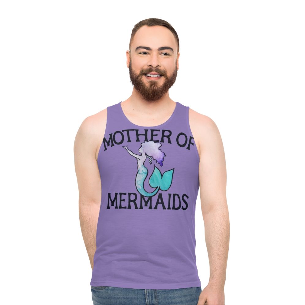 Mother of Mermaids Unisex Tank Top with Cute Mermaid Design