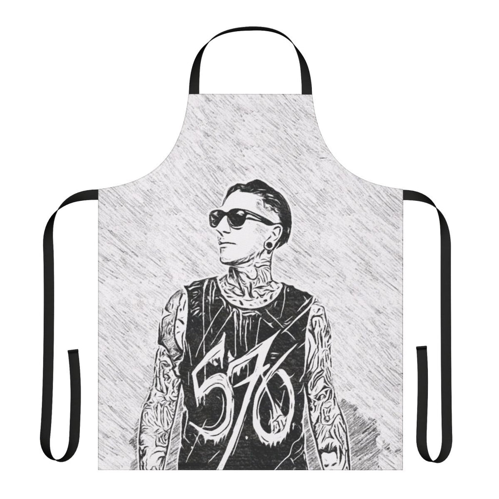 Motionless in White Inspired Apron with Band Member Chris Motionless