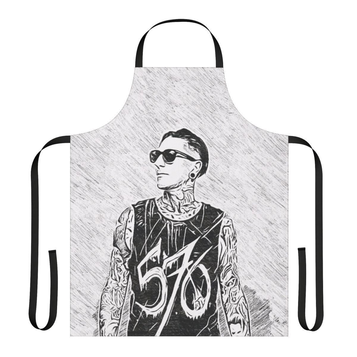 Motionless in White Inspired Apron with Band Member Chris Motionless