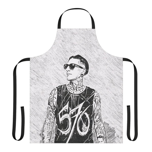 Motionless in White Inspired Apron with Band Member Chris Motionless