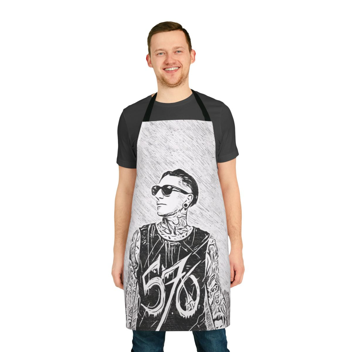 Motionless in White Inspired Apron with Band Member Chris Motionless