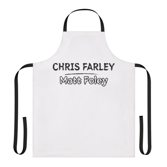 Chris Farley Inspired Apron with Iconic Quotes and Catchphrases