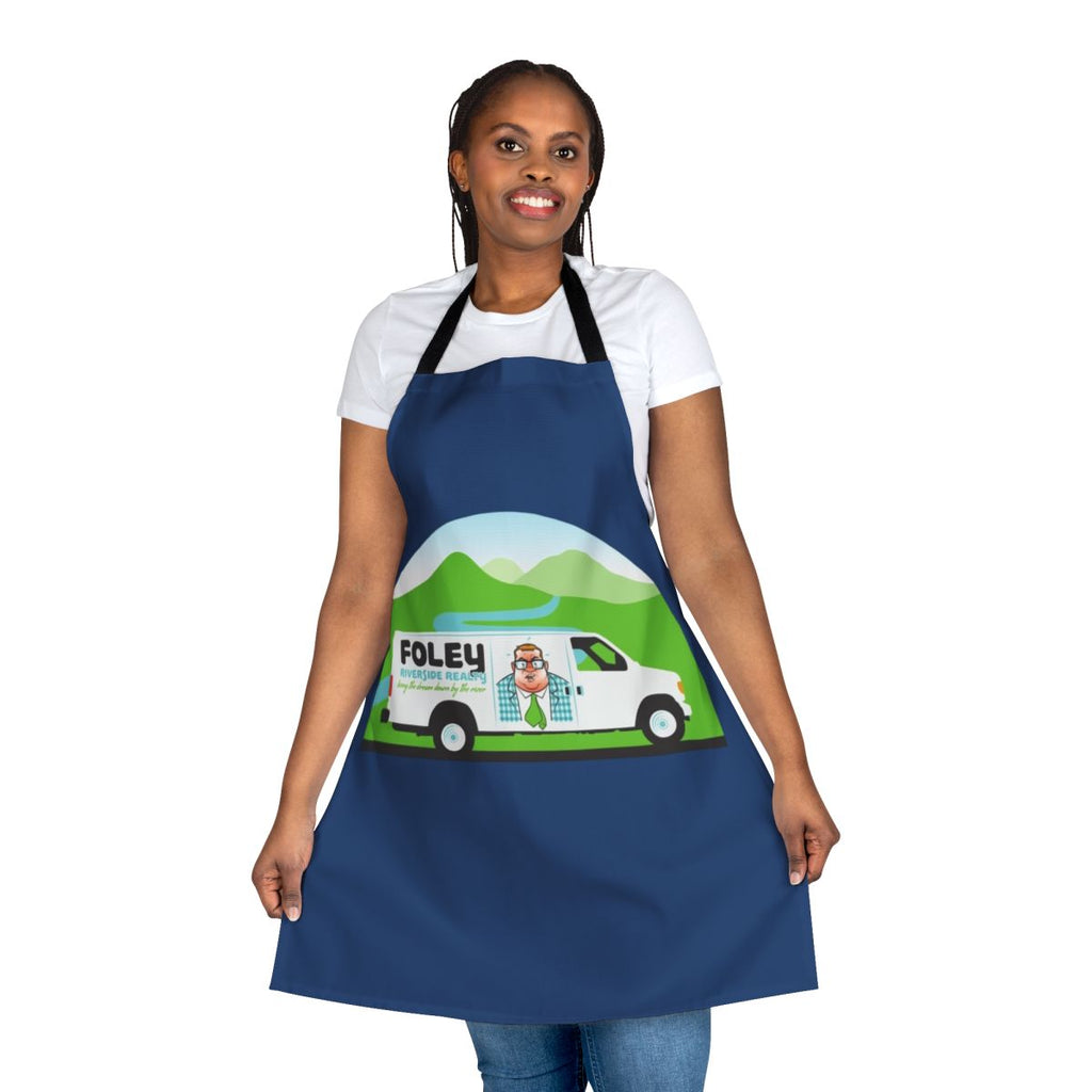Motivational "Down by the River" Parody Apron featuring Chris Farley and Matt Foley