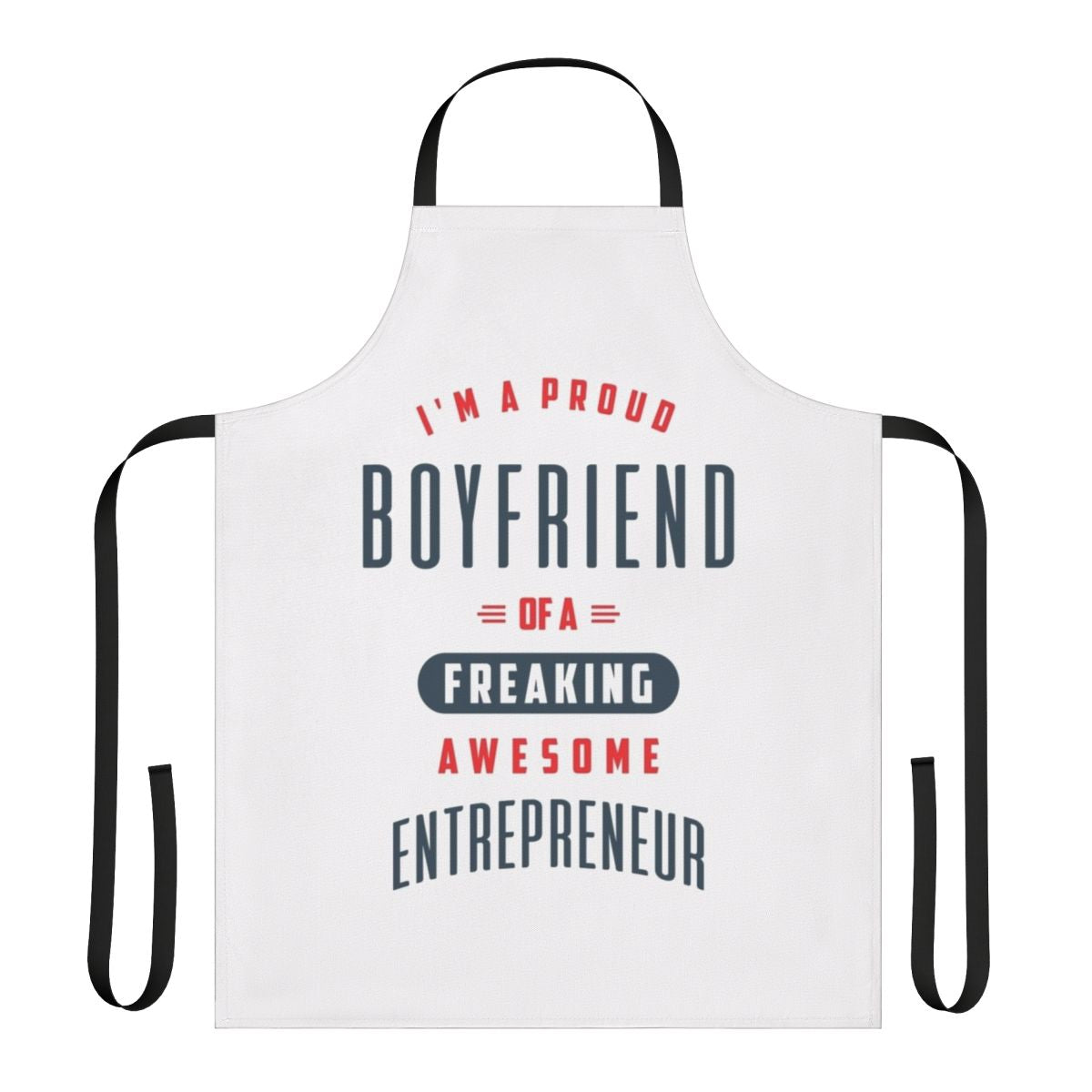 Entrepreneur t-shirt apron with motivational design for small business owners and self-employed professionals