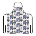 Matt Foley inspired funny kitchen apron featuring the iconic "van down by the river" catchphrase