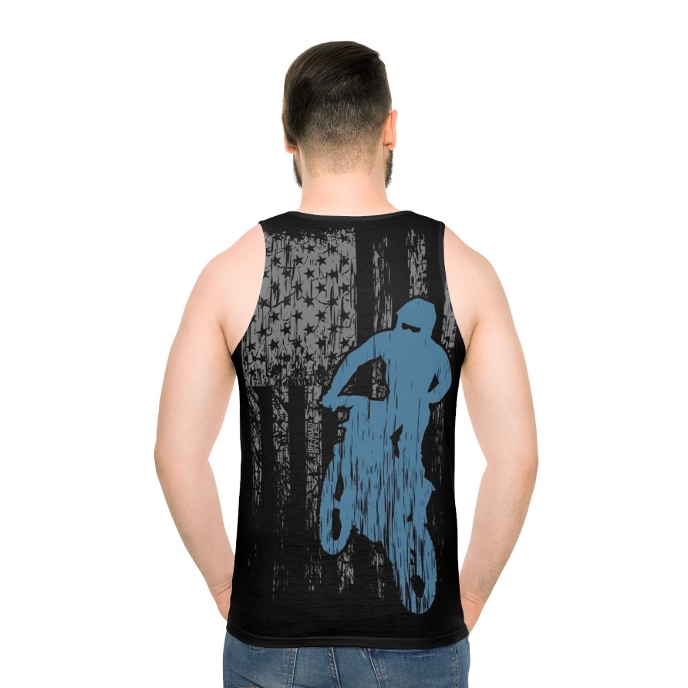 Motocross USA dirt bike unisex tank top