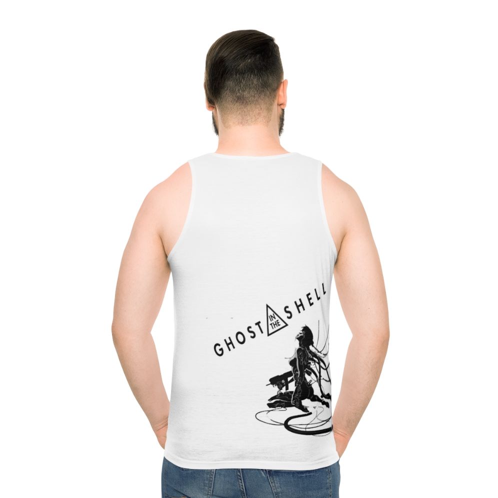 Motoko Kusanagi from Ghost in the Shell anime on a unisex tank top