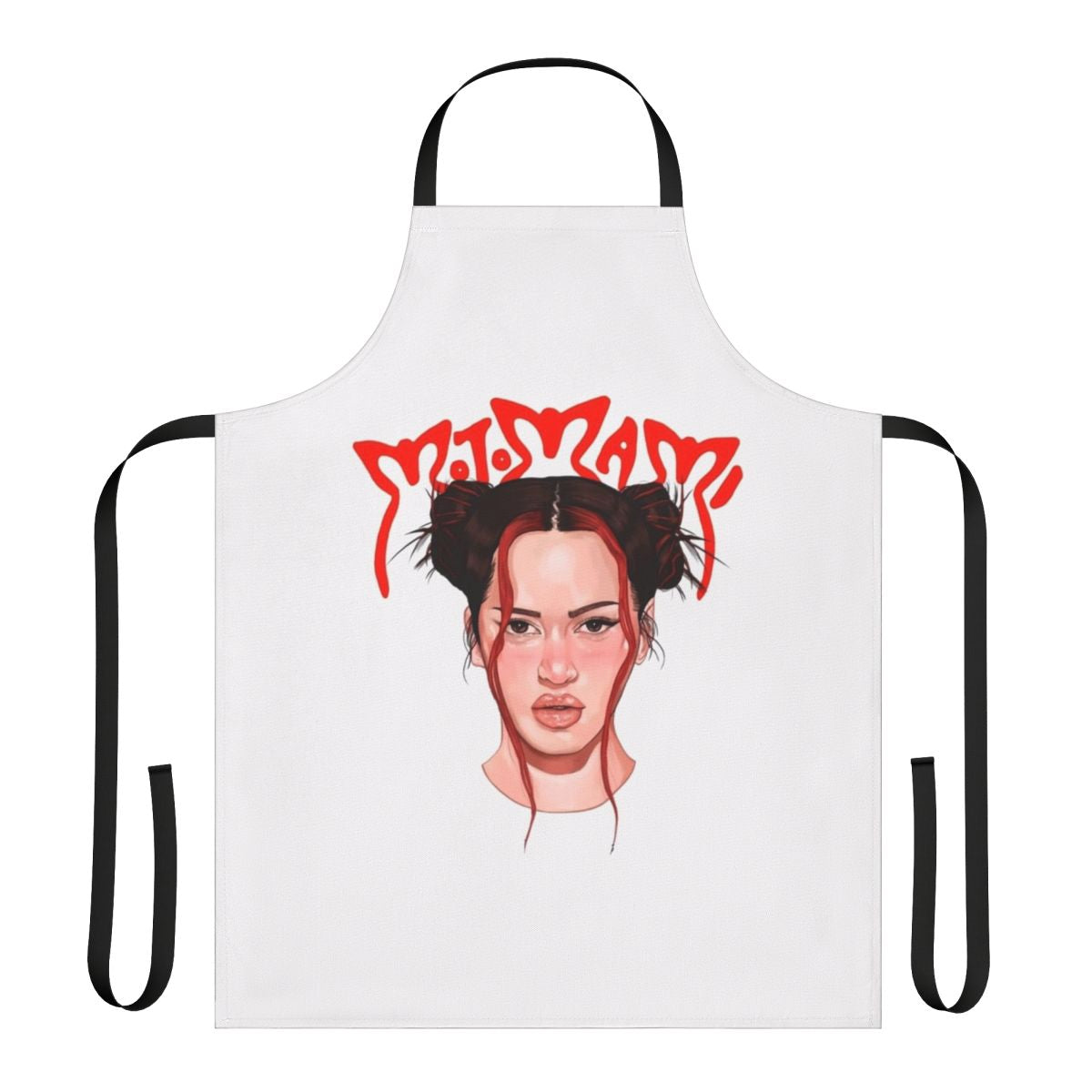 Motomami-Inspired Saoko Apron with Vibrant Butterfly Design