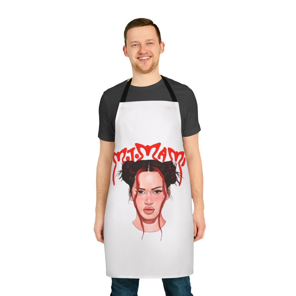 Motomami-Inspired Saoko Apron with Vibrant Butterfly Design