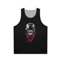 Motorcycle cat unisex tank top