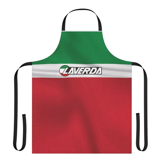 Laverda Italian Flag Inspired Motorcycle Enthusiast Apron