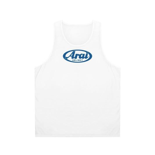 Motorsport Unisex Blue Tank Top