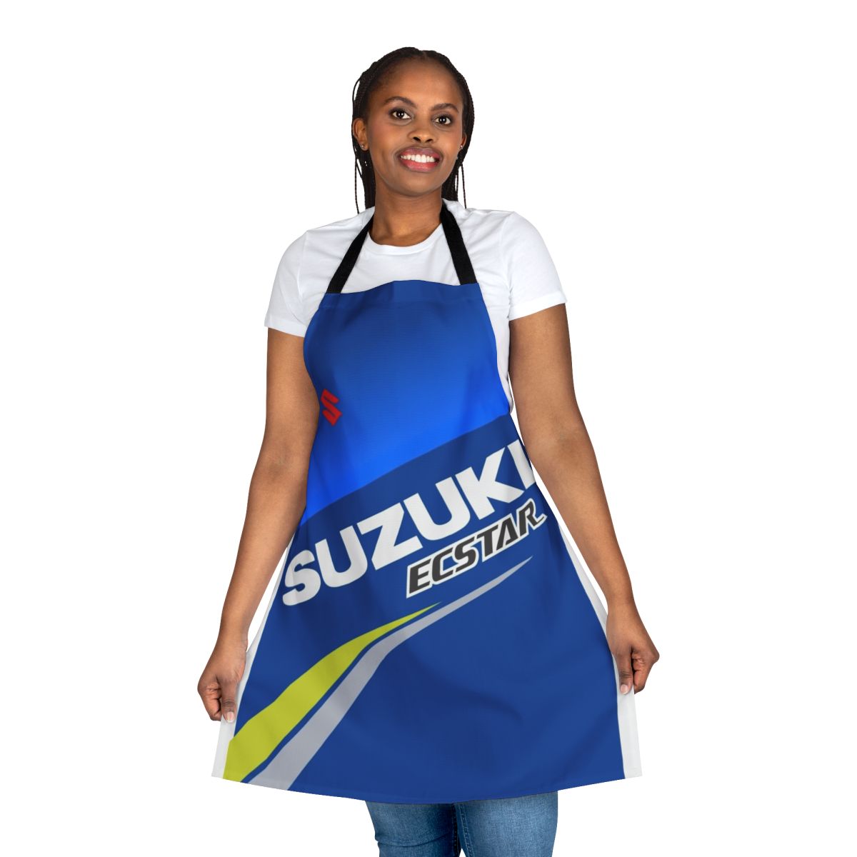 Motorsports Inspired Apron with Suzuki Team Ecstar Livery Design