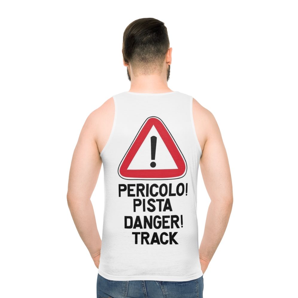 Motorsports racing formula one unisex tank top