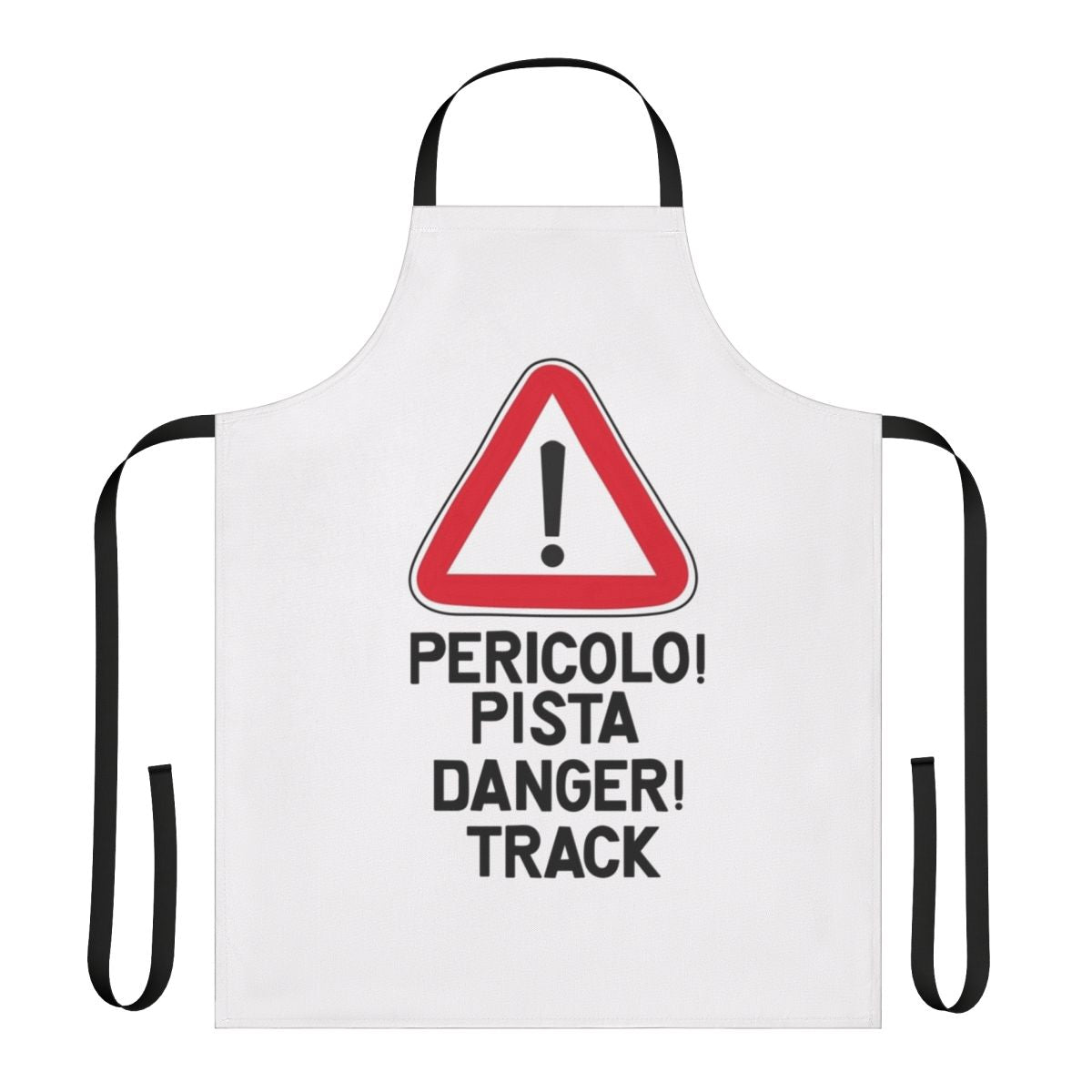 Motorsports Racing Pericolo Pista Apron with Danger Track Design