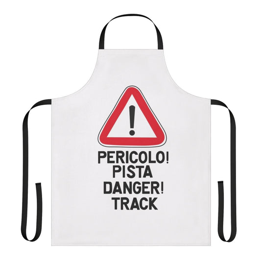 Motorsports Racing Pericolo Pista Apron with Danger Track Design