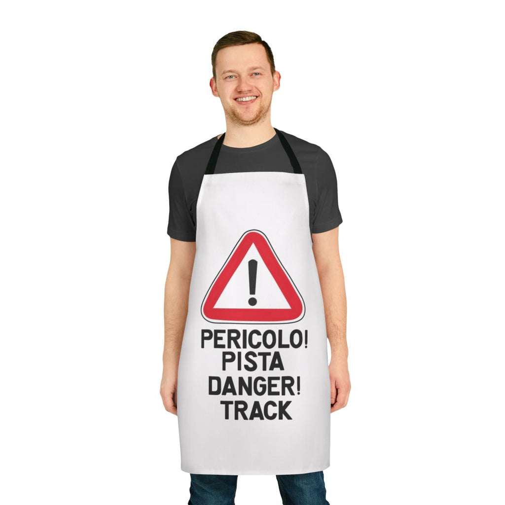 Motorsports Racing Pericolo Pista Apron with Danger Track Design