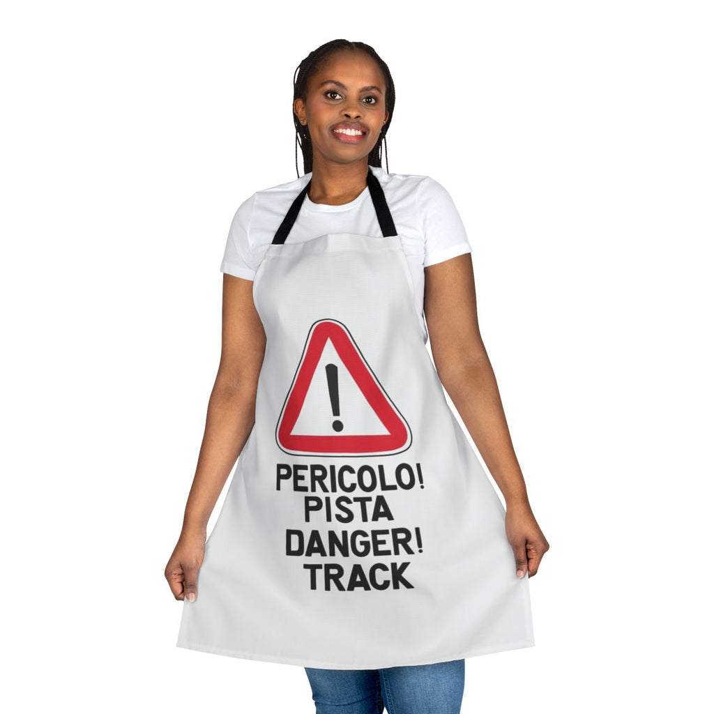 Motorsports Racing Pericolo Pista Apron with Danger Track Design