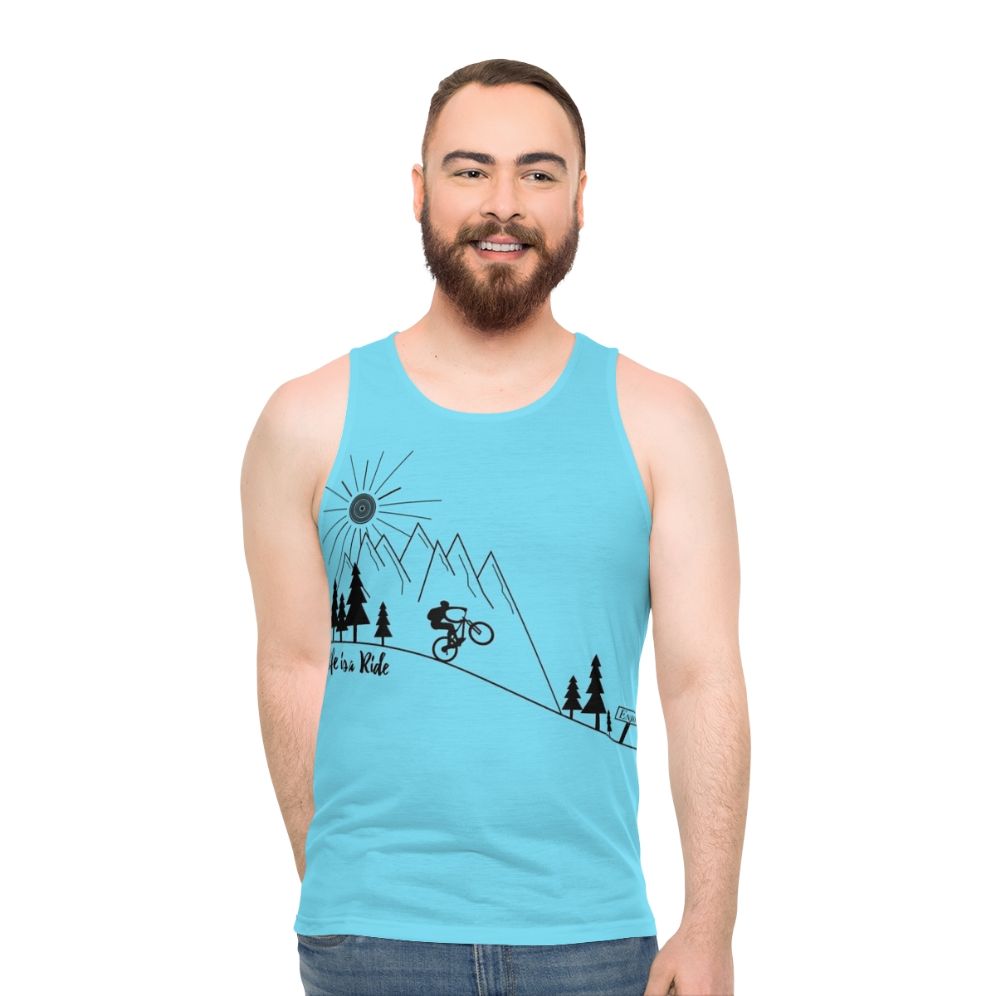 Mountain bike cycling unisex tank top