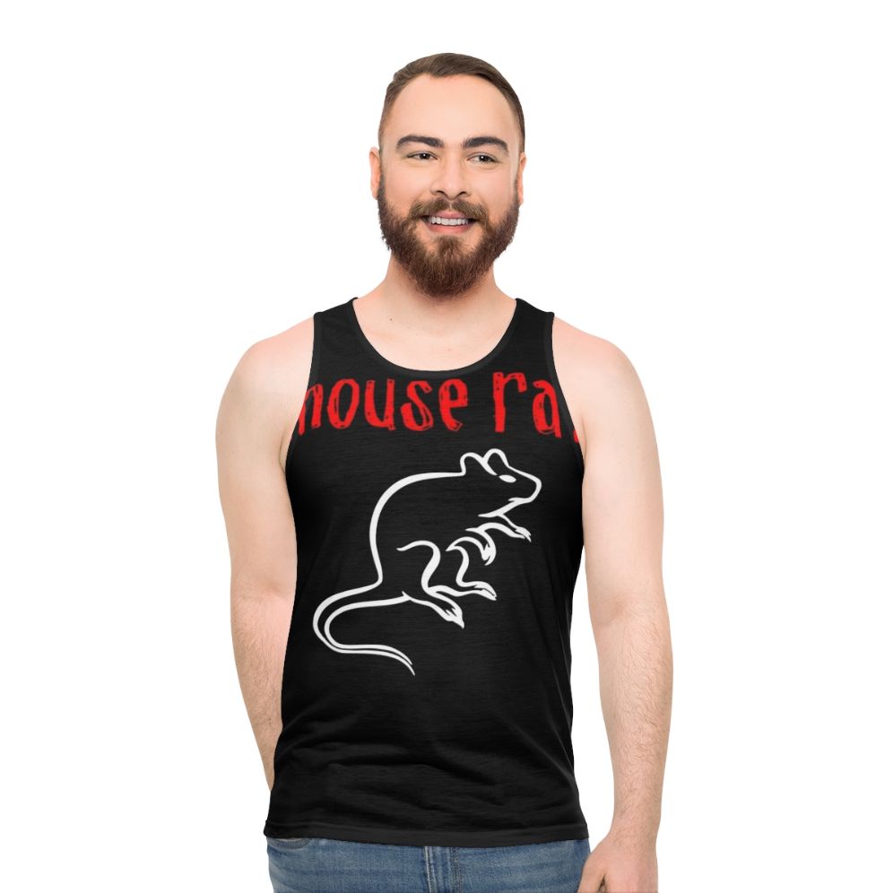 Mouse Rat Unisex Tank Top with Parks and Recreation Inspired Design