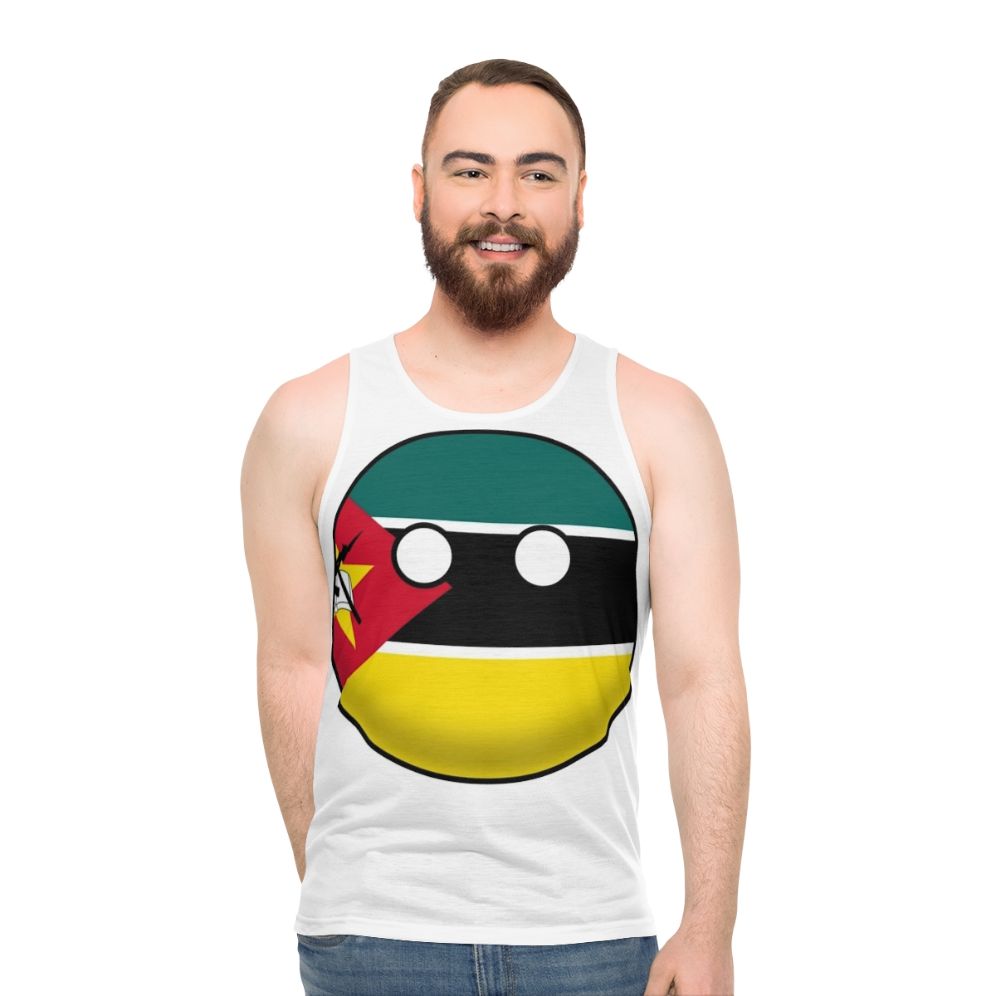 Mozambique Countryball Unisex Tank Top