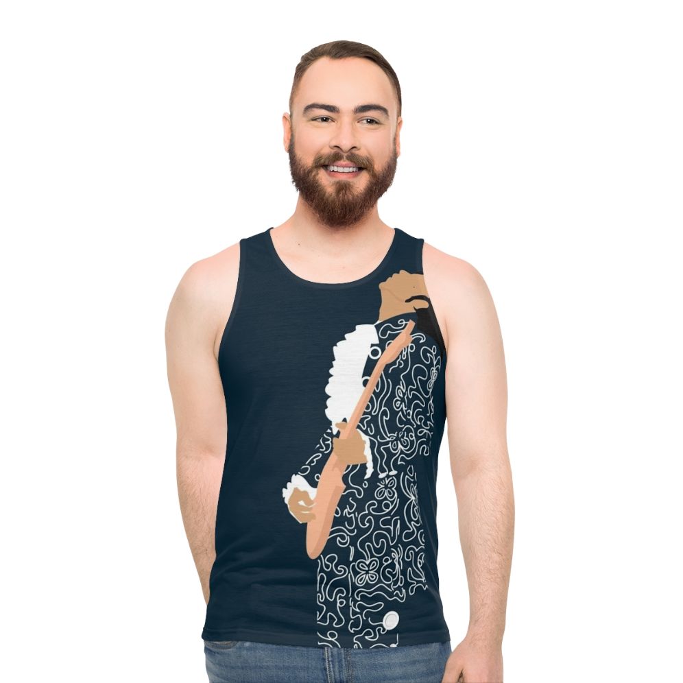 Mozart inspired unisex tank top