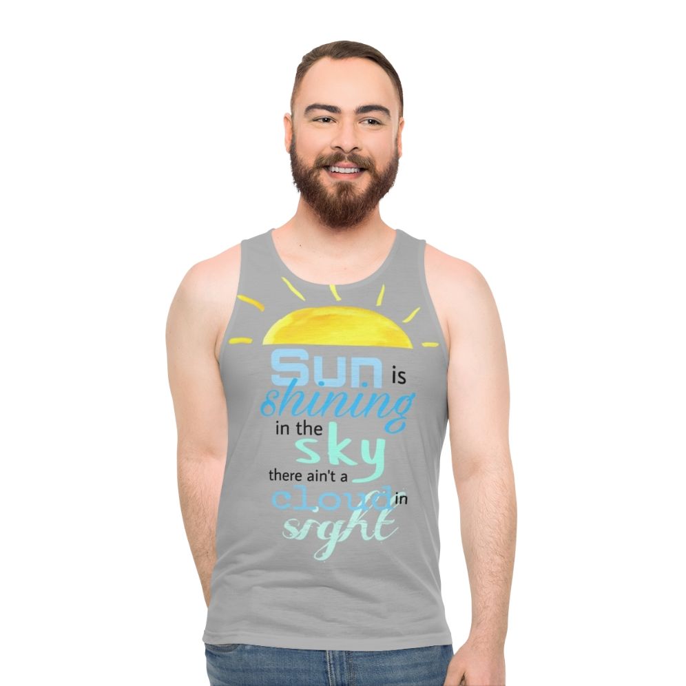 Mr Blue Sky Unisex Tank Top