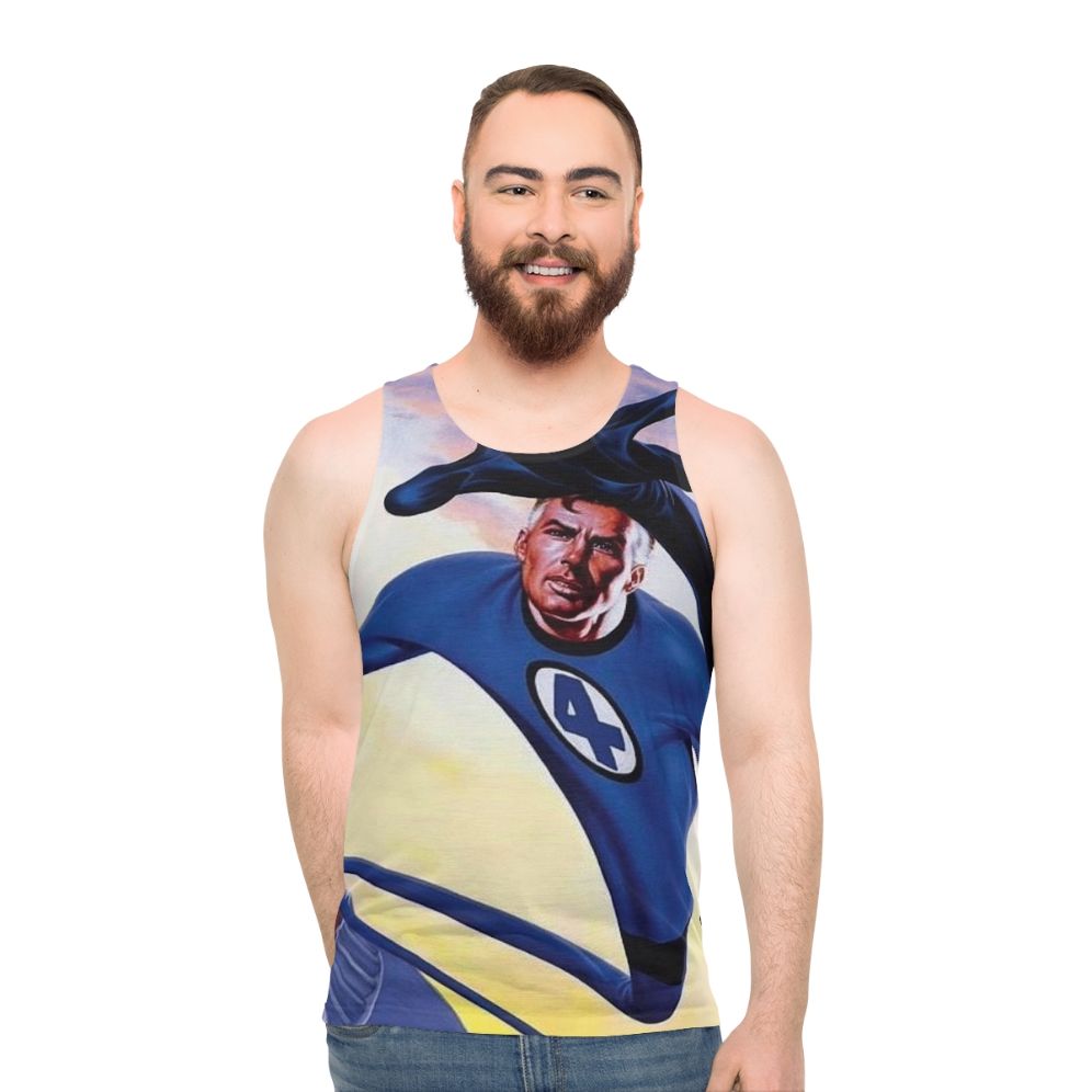 Mr. Fantastic Unisex Marvel Comics Superhero Tank Top