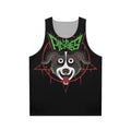 Mr Pickles Adult Swim Unisex Tank Top with Funny Satanic Dog Graphic